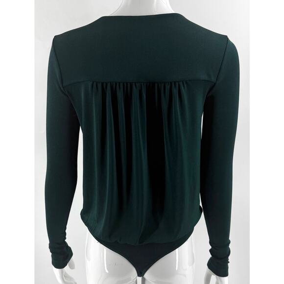 Free People Intimately Womens Bodysuit Top Size XS Slinky Knit V Neck Surplice - Picture 4 of 6